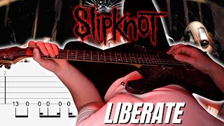 Slipknot – Liberate POV Guitar Cover 2024  SCREEN TABS [upl. by Uyr327]