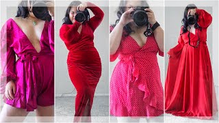 VALENTINES DAY TRY ON HAUL FOR SINGLE FOLKS TOO  FASHION NOVA [upl. by Ellehsat]