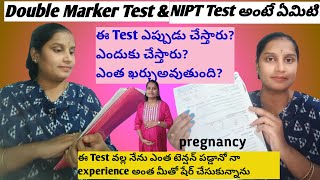 Pregnancy Double Marker Test NIPT Test complete detailsMy Experience🫄 pregnancypregnant [upl. by Ellehctim989]