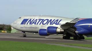 BOEING 747 NATIONAL  CARGOLOGIC  Ostend AIRPORT 2017 [upl. by Harewood434]