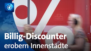 BilligDiscounter erobern Innenstädte [upl. by Ecarret62]