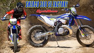 2023 Sherco 300 SE Factory First Ride  Cycle News [upl. by Noami]