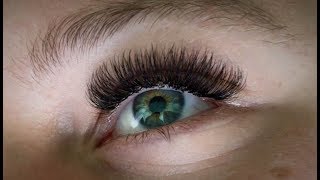 Fluffy Lashes PreMade Mega Volume Fans Full Set 5D 007 [upl. by Helenka67]