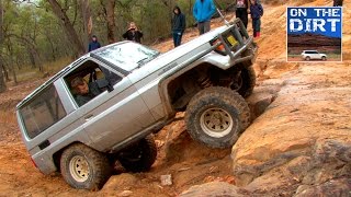 Toyota Land Cruiser Climbing Hectic Rock Steps  4x4 4WD [upl. by Nivrag]