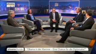 Obama in der Klemme  Eine Chance für die Diplomatie phoenix Runde am 11092013 [upl. by Anjanette]