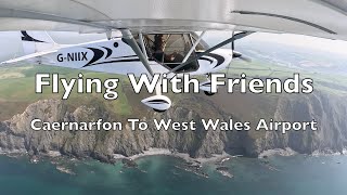 Overtaken By An A400M  Stunning Scenery From Caernarfon To West Wales Airport  Lets Go Flying [upl. by Irrak]