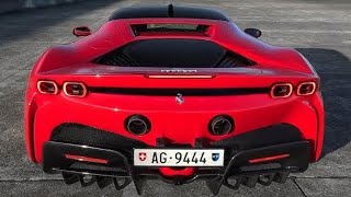 2022 Ferrari SF90 Stradale  Start Up amp Lovely REVS Great Turbo V8 Sound [upl. by Notserp]