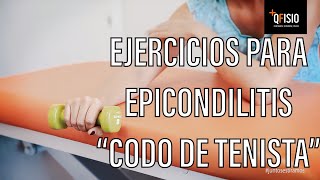 5 Ejercicios para EPICONDILITIS👌► Que FUNCIONAN  Dolor de CODO [upl. by Ainoda]