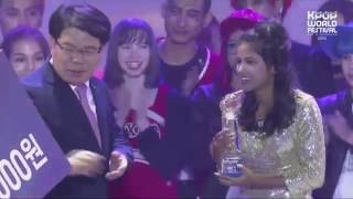 Kpop World Festival EXCELLENT VOCAL AWARD WINNER INDIAPRIYANKA [upl. by Filler973]