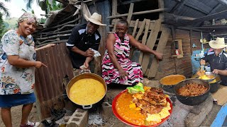 La cocina de Cesarin Oficial Chenchen dominicano en Altamira Cocina con Ramonita [upl. by Lhok]