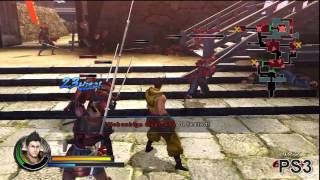 Sengoku Basara Samurai Heroes Version  Wii Vs PS3  SD amp HD [upl. by Dnaloy667]