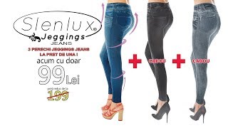 Slenlux Jeggings Jeans  3 perechi de Jeggings la pret de 1 [upl. by Thalia]