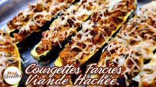 Courgettes Farcies à la Viande Hachée Recette Facile [upl. by Lirva713]