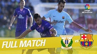 Full Match CD Leganés vs FC Barcelona LaLiga 20172018 [upl. by Asina702]