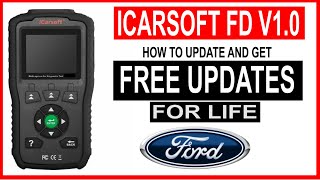 How To Update iCarsoft FD V10 for FREE amp Get FREE LIFETIME UPDATES [upl. by Buerger]