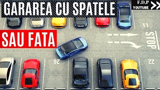 PARCARI Ep 3 CUM SĂ PARCHEZI CU SPATELE ȘI FAȚA ÎNTRE DOUĂ MAȘINI PARCARE CENTRU COMERCIAL [upl. by Hanley]