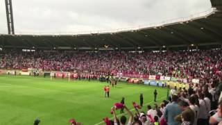 La Cultural Leonesa celebra el ascenso a Segunda división [upl. by Inaluahek]