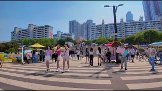 🇰🇷 Korea Walking Tour  Exploring Yeouido Seoul 4K HDR  60 fps [upl. by Jodoin]