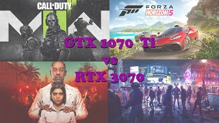 GTX 1070 Ti vs RTX 3070  i5 13600KF  1080P Benchmark [upl. by Lossa]