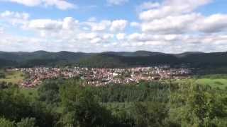 Burgruine Drachenfels bei Busenberg Dahner Felsenland Germany T77 72013 [upl. by Carothers317]