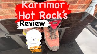 KARRIMOR HOT ROCK MENS HIKING BOOT REVIEW [upl. by Derinna984]