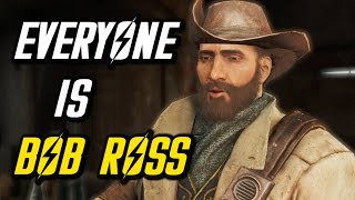 I turned every character in Fallout 4 into Bob Ross using mods  PART 2 [upl. by Krystin]