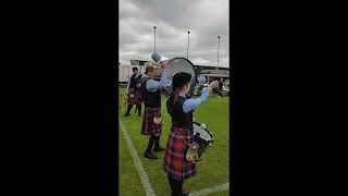 Northern Ireland  Antrim  Ulster Pipe Band and Drum in Antrim  2023 [upl. by Einaffets]