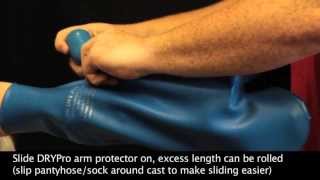 DRYPro Waterproof Arm Protector How to Measure [upl. by Latsryk]