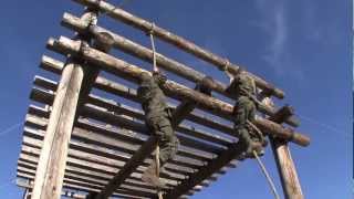 US Marine Corps Recruit Training  Confidence Course [upl. by Eniahs363]