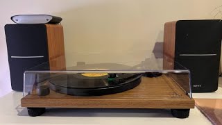 Audio Technica AT LPW40WN Fully Manual Belt Drive Turntable Review retro beautiful and great [upl. by Nagem469]