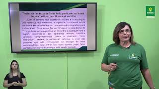 9º Ano  Língua Portuguesa  Modalizadores em artigo de opinião Hab 3º Semestre [upl. by Adnoloy]