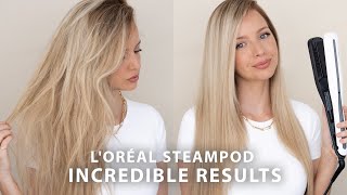 LOREAL STEAMPOD 30 REVIEW  TUTORIAL 🙌🏻 INCREDIBLE RESULTS [upl. by Rothmuller]