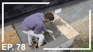 On construit lescalier extérieur de la maison en deux jours   EP78 [upl. by Sunda]