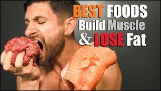 12 Foods That Build Muscle amp Burn Fat Simultaneously [upl. by Nyrehtak207]