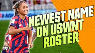 Who is Alyssa Thompson the newest callup to the USWNT  USWNT Roster I Attacking Third [upl. by Latvina]