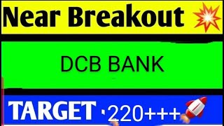 DCB BANK SHARE LATEST NEWS TODAYDCB BANK SHARE ANALYSISDCB BANK SHARE TARGETDCB BANK SHARE [upl. by Akiner607]