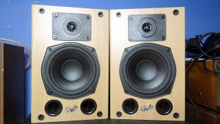 Gale Gold Monitor MK2 Speakers Review Bi Wire Bookshelf HiFi speakers [upl. by Benedix]