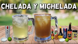 ¿Cómo Preparar LA CHELADA y LA MICHELADA 🍋🍺🧊🌶  2 RECETAS  MICHELADA ORIGINAL  Michelada [upl. by Amalle]