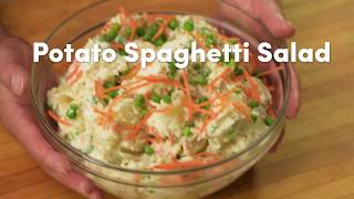 Quick amp Easy Potato Spaghetti Salad Recipe [upl. by Sorensen715]