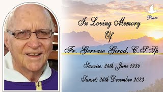 Funeral Tribute Service Of Fr Gervase Girod CSSp [upl. by Ecnarf120]