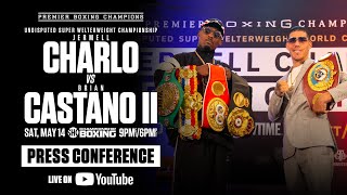 FINAL PRESS CONFERENCE Jermell Charlo vs Brian Castano 2  CharloCastano2 [upl. by Tedder]