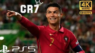 UEFA EURO 2024  Portugal vs Serbia  Semi finals  4K Gameplay Angel Eyez 360 [upl. by Philis]