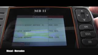 Mercedes iCarsoft MB II Transmission Data [upl. by Packston276]