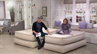 AeroBed 24quot Pillowtop Air Mattress w 7Settings and BuiltIn Pump on QVC [upl. by Cathie]