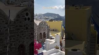 SANTORINI ISLAND IN THE AEGEAN SEA GREECE viral shortvideo shortsfeedshortsshortshortsvideo [upl. by Mellar898]