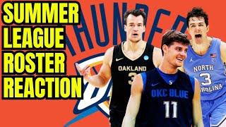 Oklahoma City Thunder Summer League roster breakdown  reaction and players to watch [upl. by Lorrimer]