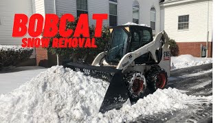 Bobcat Snow RemovalRaw Footage Short Video [upl. by Yannodrahc]