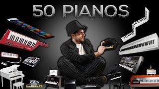 50 PIANOS in 1 SONG Special 500000 [upl. by Tudela]