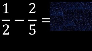 1225  soustraction de fractions soustraire 12 moins 25 [upl. by Bolen]