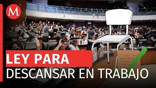 Aprobada la Ley Silla en el senado para garantizar el derecho al descanso en el trabajo [upl. by Paton]